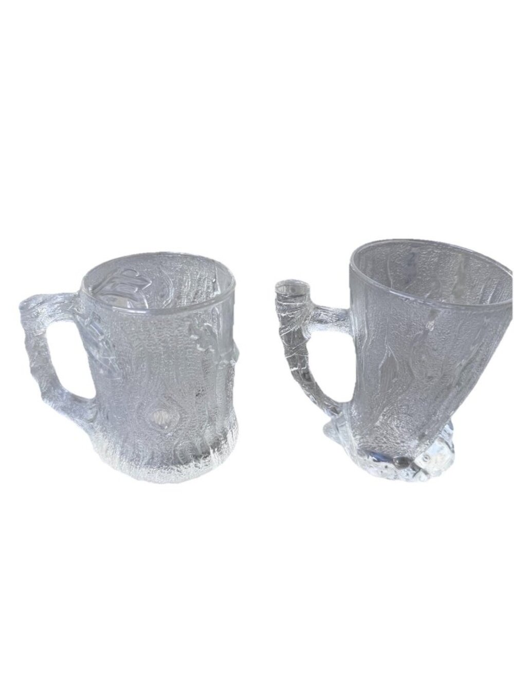 2 Vintage McDonalds Flintstones Glasses Mugs Cups 1993 90s Collectible Glass